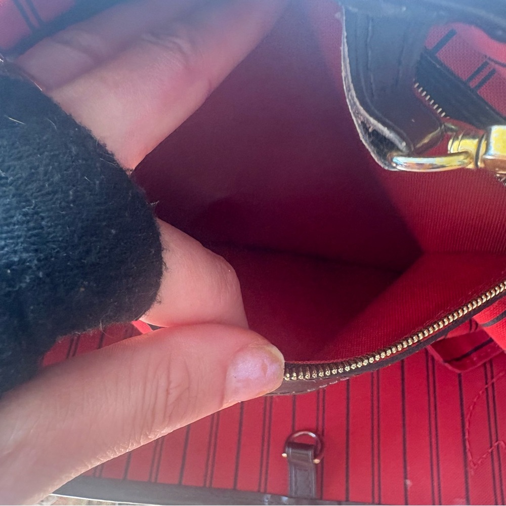 Louis Vuitton Neverfull MM Damier Brown Tote Bag - Picture 9 of 14